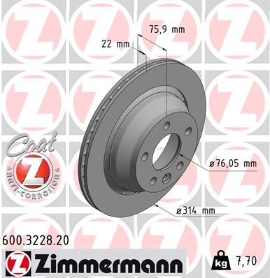 ZIMMERMANN 600.3228.20 EAN: 4250238744979.