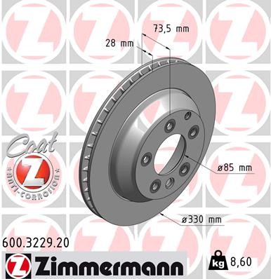 ZIMMERMANN 600.3229.20 EAN: 4250238719915.