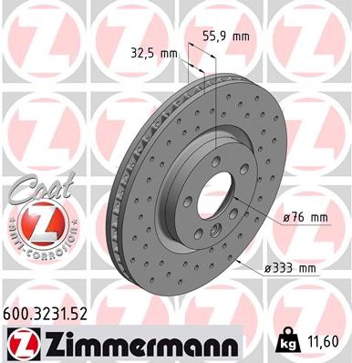 ZIMMERMANN 600.3231.52 EAN: 4250238748755.