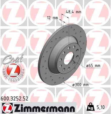 ZIMMERMANN 600.3252.52 EAN: 4250238785606.