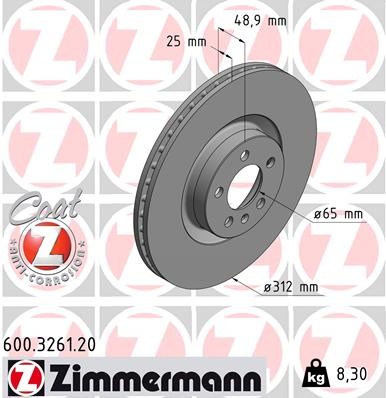ZIMMERMANN 600.3261.20 EAN: 4250238779612.