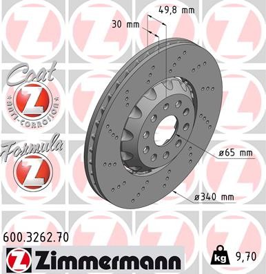 ZIMMERMANN 600.3262.70 EAN: 4250238780212.