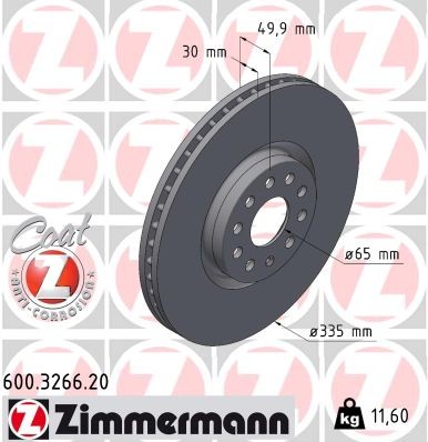ZIMMERMANN 600.3266.20 EAN: 4250238784487.