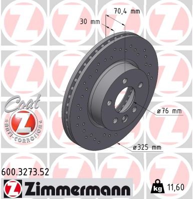 ZIMMERMANN 600.3273.52 EAN: 4250238792932.