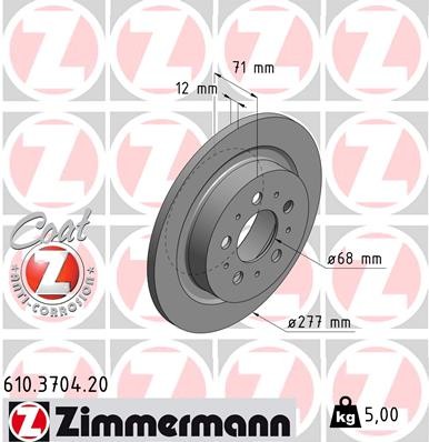 ZIMMERMANN 610.3704.20 EAN: 4250238719984.