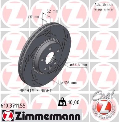ZIMMERMANN 610.3711.55 EAN: 4250238788546.