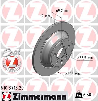 ZIMMERMANN 610.3713.20 EAN: 4250238744023.