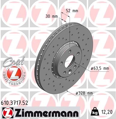 ZIMMERMANN 610.3717.52 EAN: 4250238752981.