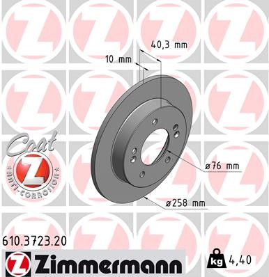 ZIMMERMANN 610.3723.20 EAN: 4250238759522.