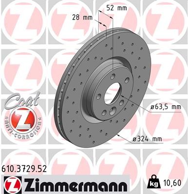 ZIMMERMANN 610.3729.52 EAN: 4250238769965.