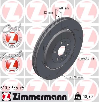 ZIMMERMANN 610.3735.75 EAN: 4250238783893.