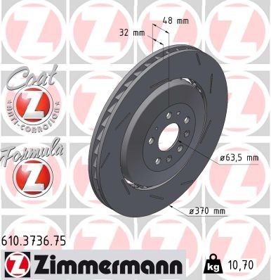 ZIMMERMANN 610.3736.75 EAN: 4250238783909.
