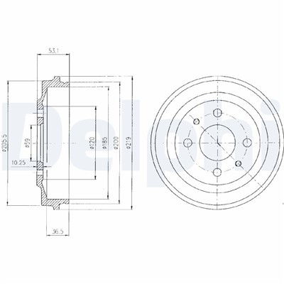 DELPHI BF136 EAN: 5012759461358.