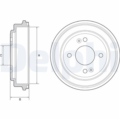 DELPHI BF551 EAN: 5012759997536.