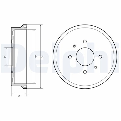DELPHI BF604 EAN: 5012759554166.