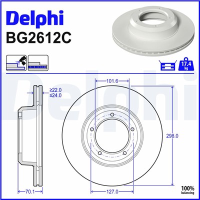 DELPHI BG2612C EAN: 5012759983799.