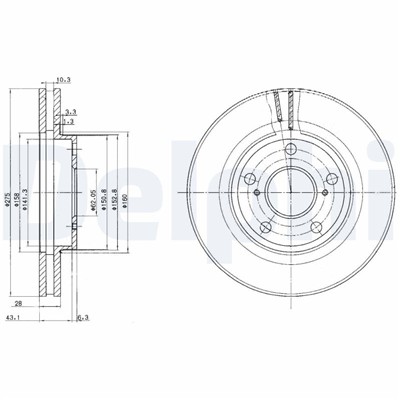 DELPHI BG2782 EAN: 5012759947012.