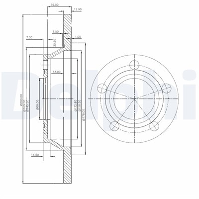 DELPHI BG2987 EAN: 5012759960080.