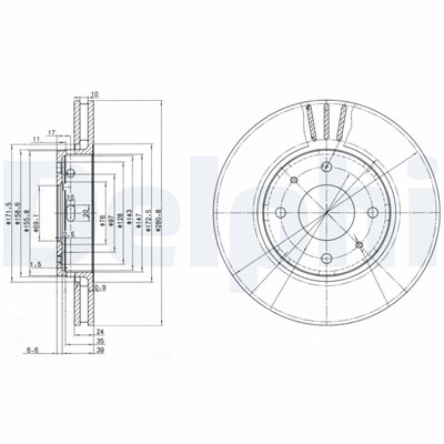 DELPHI BG3501C EAN: 5012759533604.