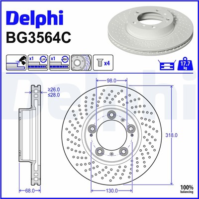 DELPHI BG3564C