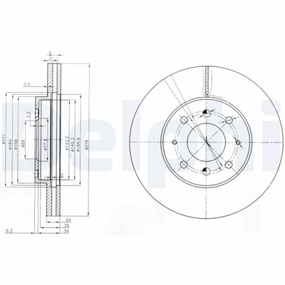 DELPHI BG3810 EAN: 5012759281079.