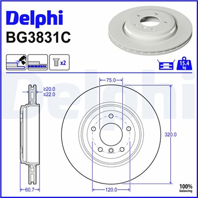 DELPHI BG3831C