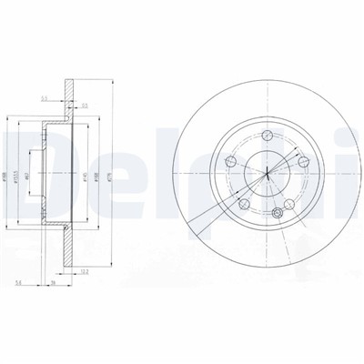 DELPHI BG3840 EAN: 5012759308592.