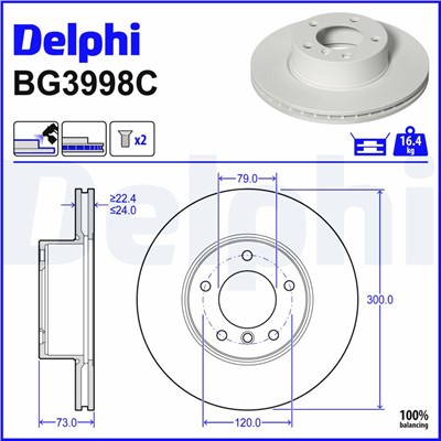 DELPHI BG3998C EAN: 5012759532188.