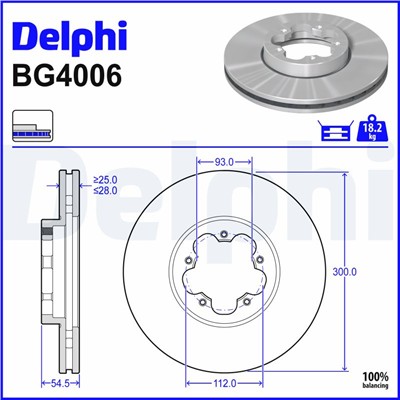 DELPHI BG4006 EAN: 5012759385869.