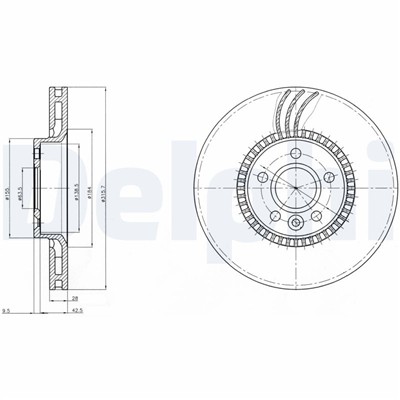 DELPHI BG4123 EAN: 5012759416242.