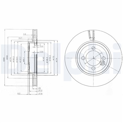 DELPHI BG4146C EAN: 5012759533574.
