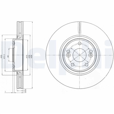 DELPHI BG4167 EAN: 5012759434505.