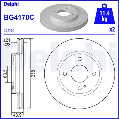 DELPHI BG4170C EAN: 5012759531792.