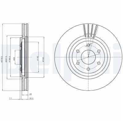 DELPHI BG4176C EAN: 5012759983690.