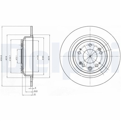 DELPHI BG4196C EAN: 5012759530795.