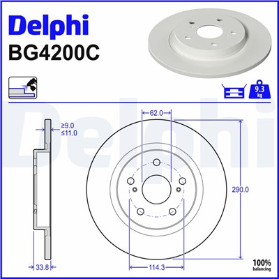 DELPHI BG4200C EAN: 5012759533475.
