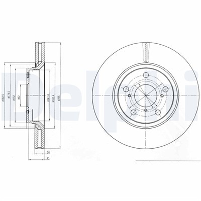 DELPHI BG4236C EAN: 5012759530139.