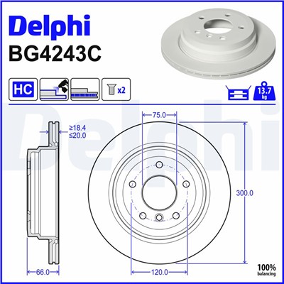 DELPHI BG4243C EAN: 5012759530924.