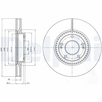 DELPHI BG4251C EAN: 5012759983164.