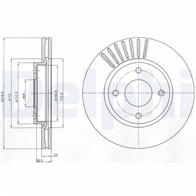 DELPHI BG4337 EAN: 5012759473740.