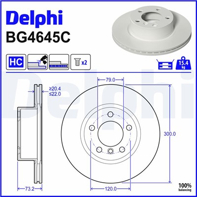DELPHI BG4645C EAN: 5012759533710.