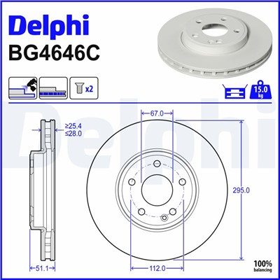 DELPHI BG4646C EAN: 5012759533727.