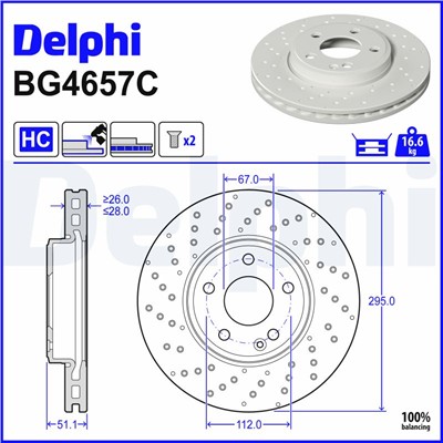 DELPHI BG4657C EAN: 5012759533833.