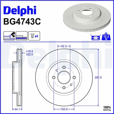 DELPHI BG4743C EAN: 5012759972137.