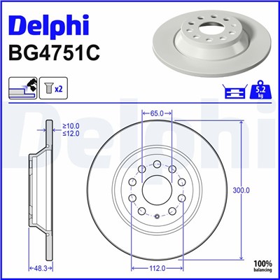 DELPHI BG4751C EAN: 5012759972212.
