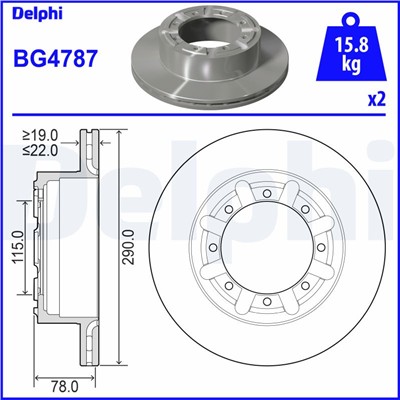 DELPHI BG4787 EAN: 5012759976456.