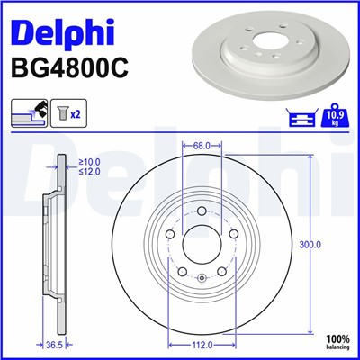 DELPHI BG4800C EAN: 5012759980972.