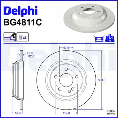 DELPHI BG4811C EAN: 5012759984130.