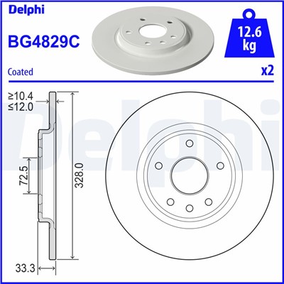 DELPHI BG4829C EAN: 5012759984758.