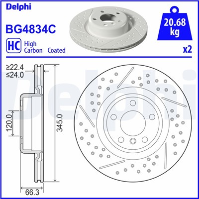 DELPHI BG4834C EAN: 5012759989388.